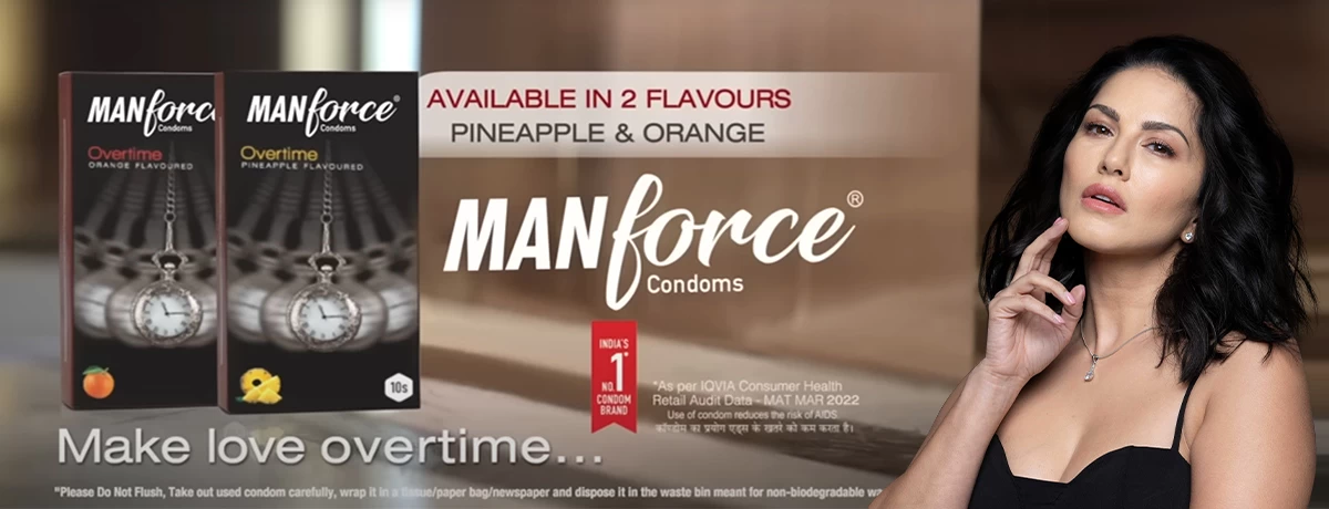 Manforce Overtime Condoms | Delay climax, make love overtime ft. @sunnyleone