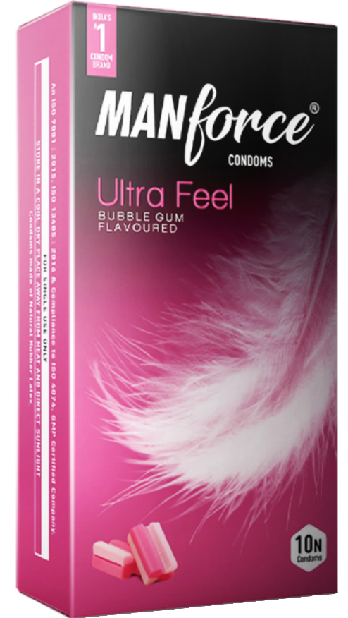 Manforce Bubblegum Condoms - Ultra Feel